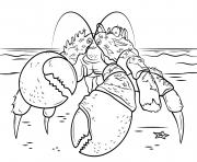 Printable tamatoa coconut crab from moana disney  coloring pages